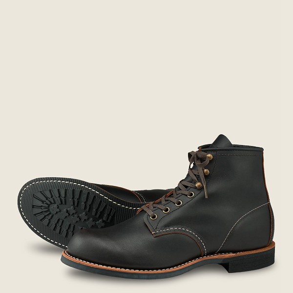 Bottes Red Wing Heritage - Blacksmith - 6-Inch Prairie Cuir - Noir - Homme 521JGQUBM